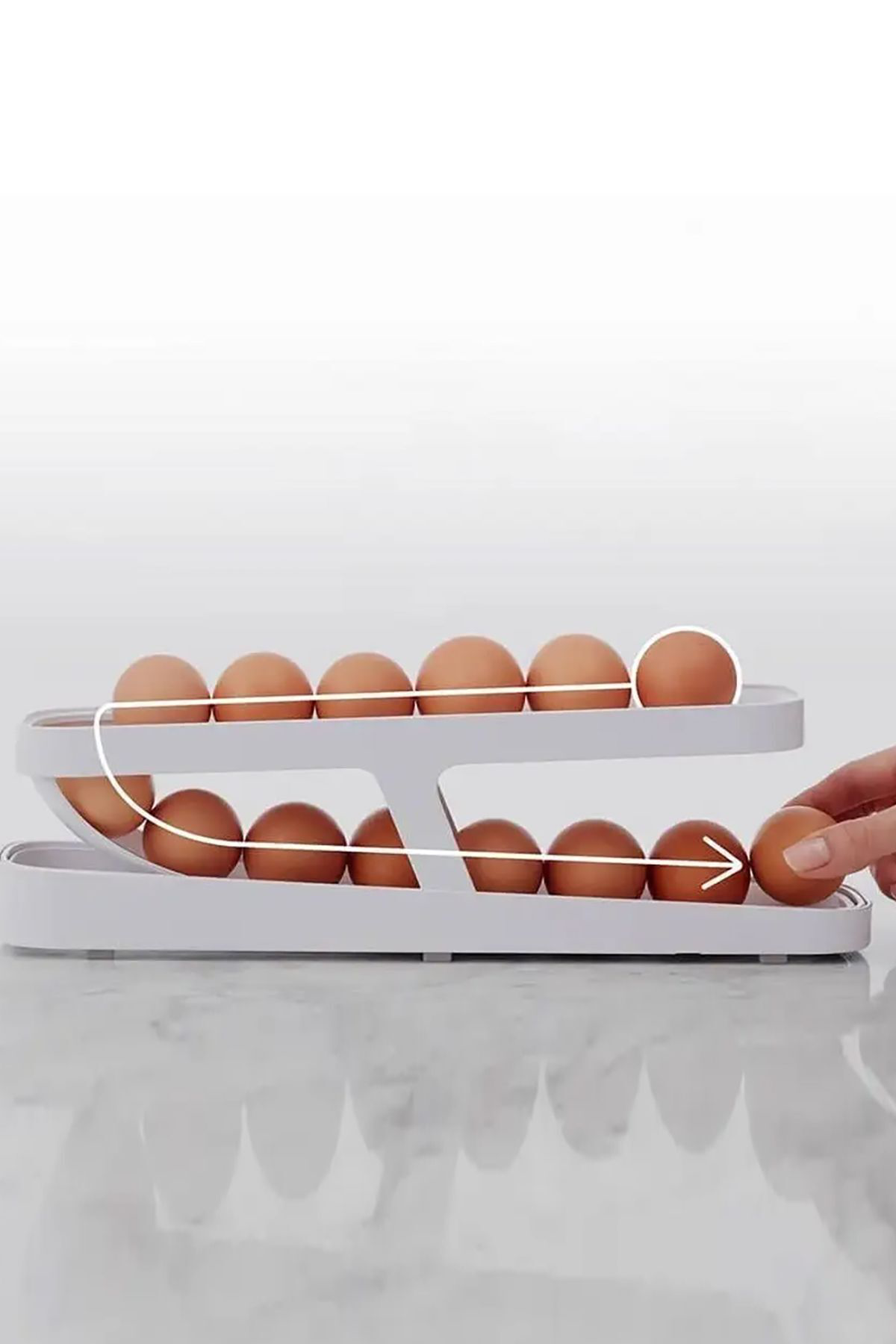 Buzdolabı Yumurta Organizeri, 14 Yumurta Kapasiteli Saklama Düzen