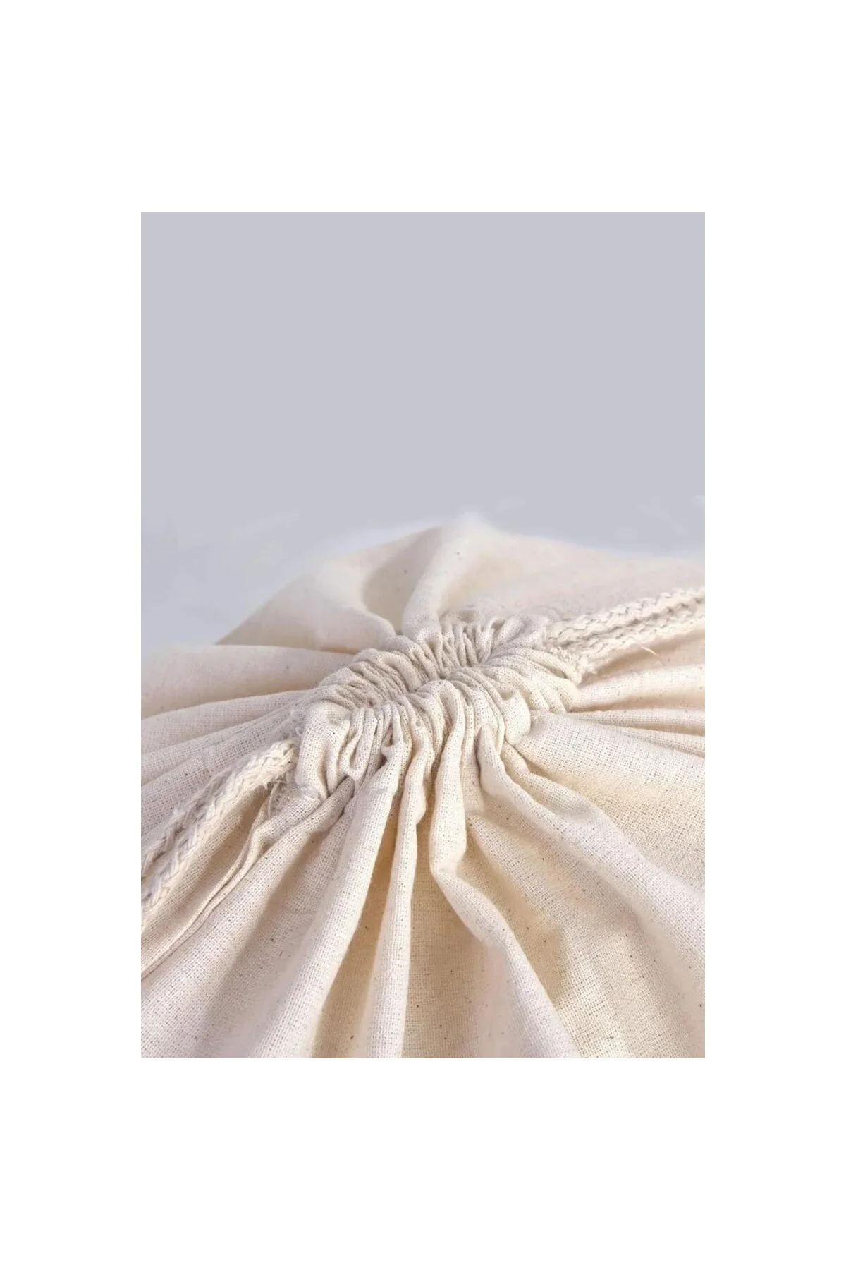 Büzgülü Ham Bez Ayakkabı Torbası 30x40 cm. 2 Adet (Terlik Baskılı