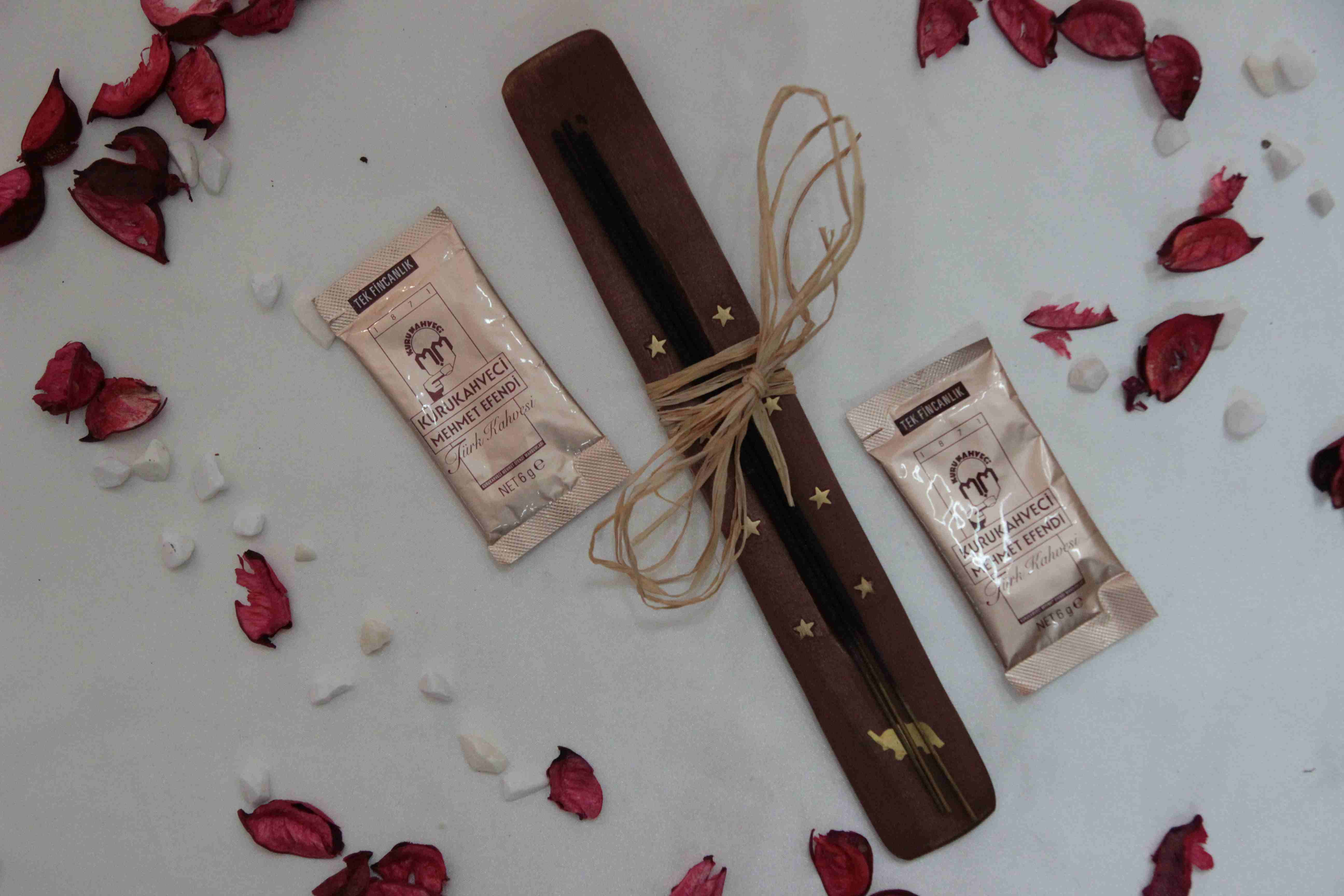 Home Buzlu Su Matara Tütsülük Çiftli Kupa Türk Kahvesi Sevgiliye Hediye Seti