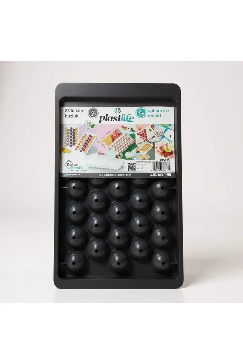 BUZLUK 33 LÜ KÜRE ( BONCUK ŞEKİLLİ) ANTRASİT KOYU GRİ