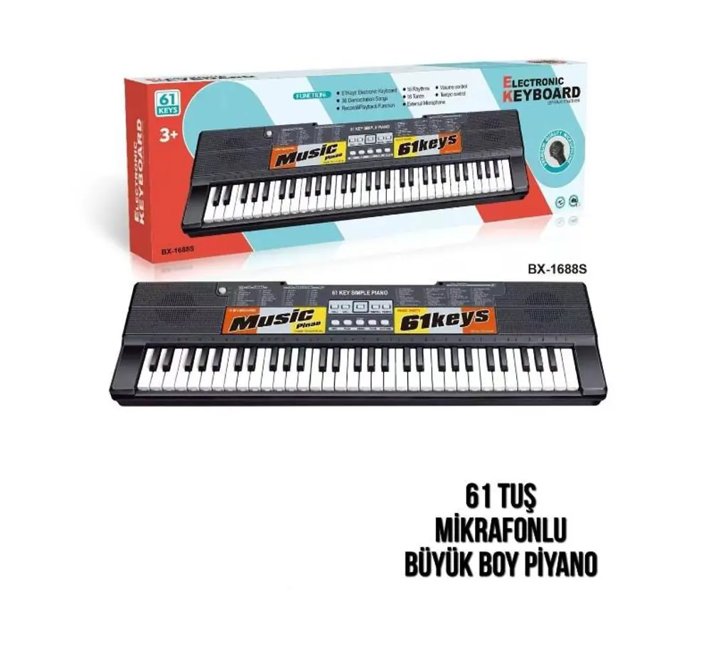 BX-1688 61 TUŞ MİKROFONLU PİYANO-PSF