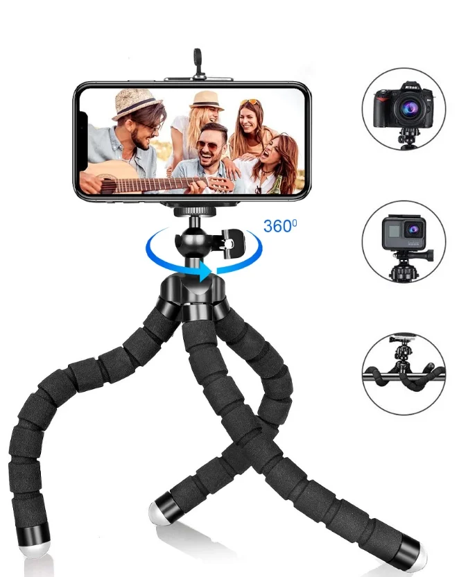 BX AKSESUAR 26 CM OYNAR AYAKLI SÜNGER AHTAPOT TRİPOD T05