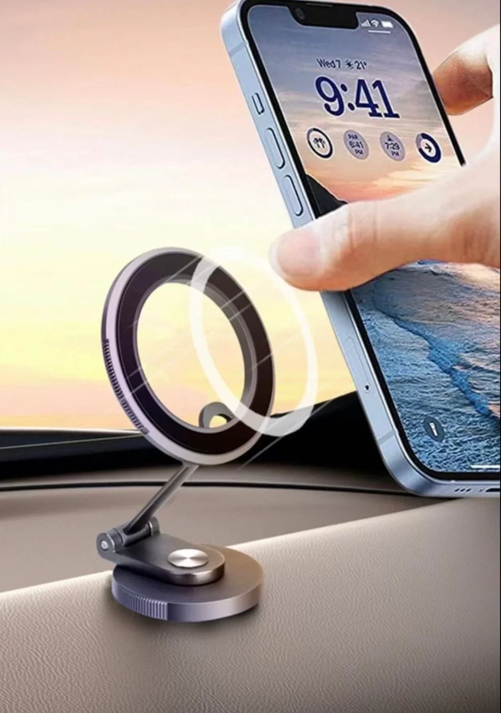 BX AKSESUAR MİNİ 360° OYNAR BAŞLIK MAGSAFE METAL ARAÇ İÇİ TELEFON TUTUCU AT19 Fiyatı, Yorumları ve Özellikleri