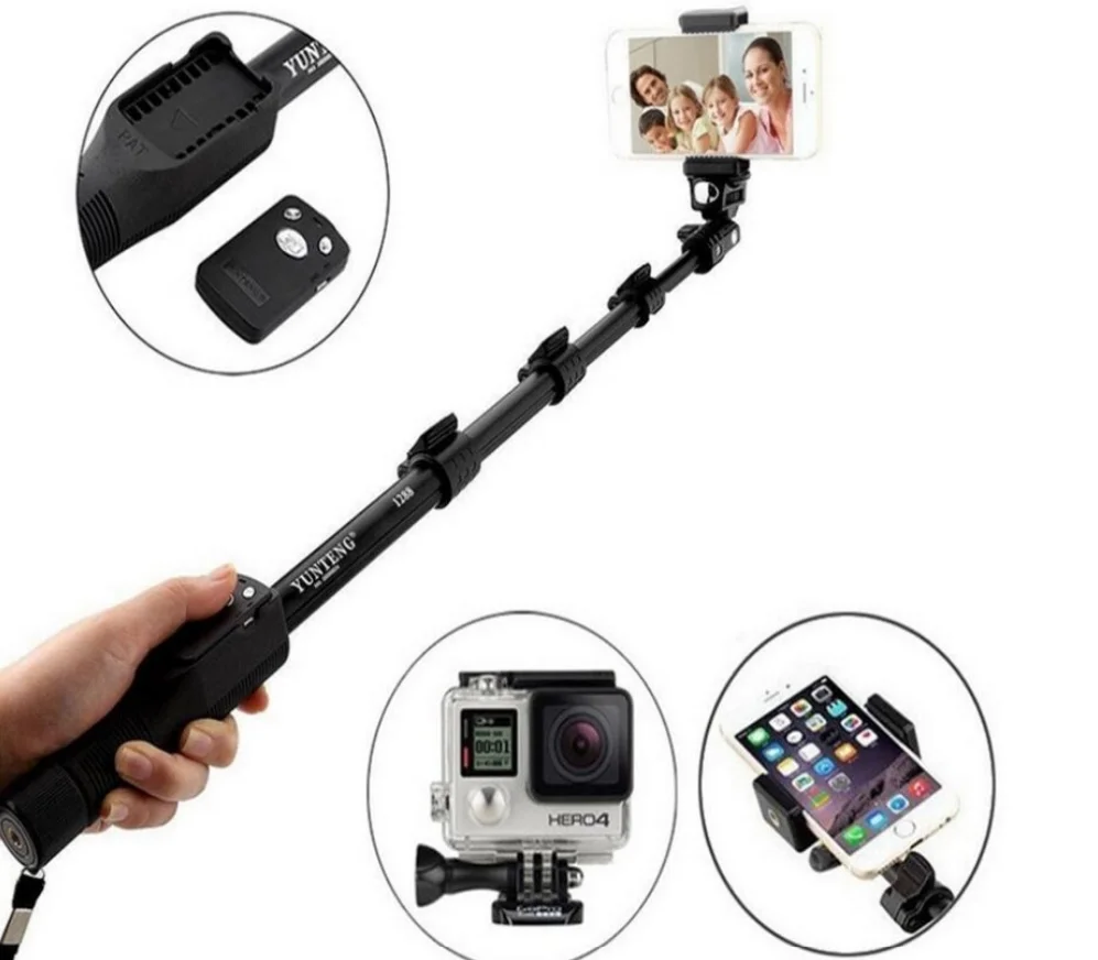 BX AKSESUAR YT-1288 BLUETOOTH KUMANDALI PROFESYONEL  MONOPOD SELFİE ÇUBUĞU SÇ01