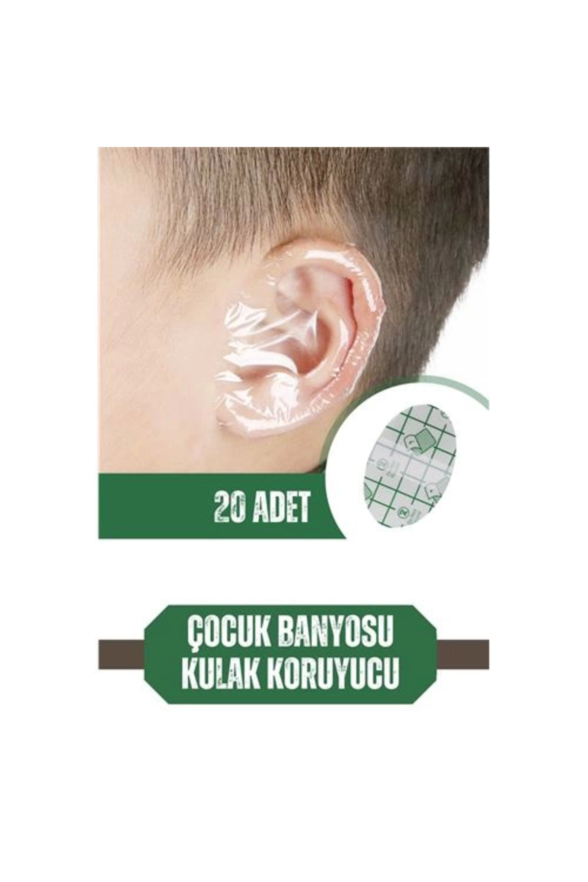 Rby Bx Çocuk Banyo Kulak Koruyucu Su Geçirmez 20 Adet