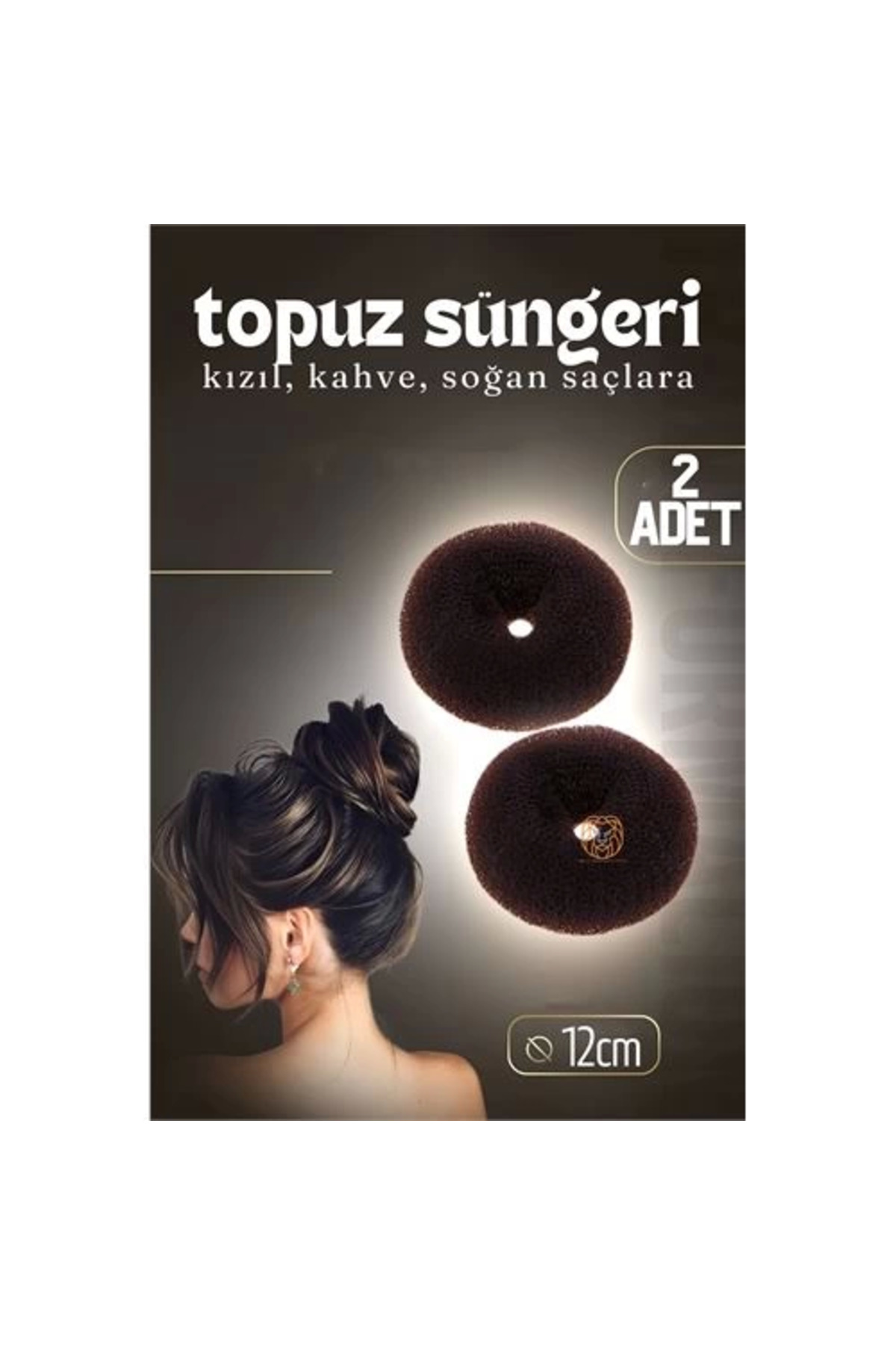 BX Kahve Saç Topuz Süngeri 2 ADET 12 CM Çap 5 cm Kalınlık BX Kahve Saç Topuz Süngeri 2 ADET 12 CM Çap 5 cm Kalınlık