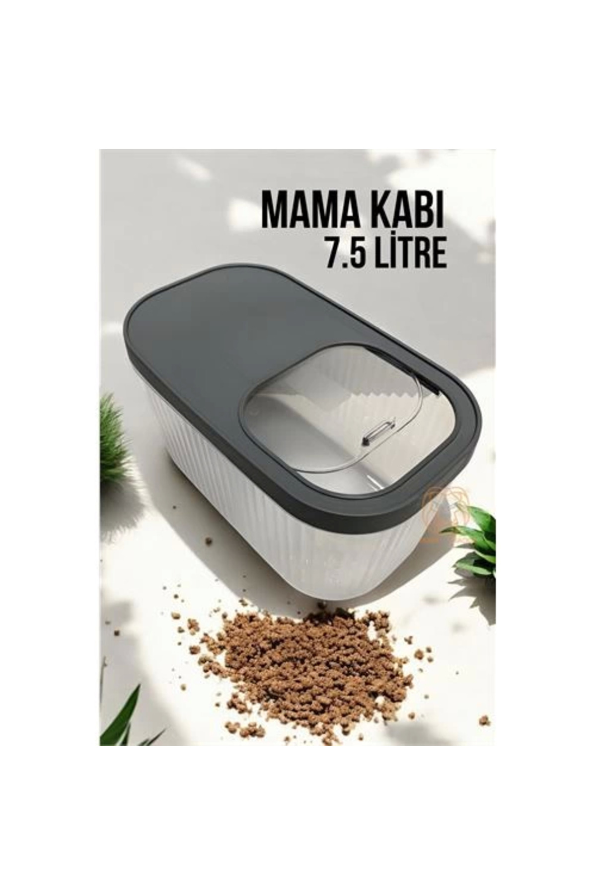 Rby Bx Kedi Ve Köpek Mama Saklama Kabi Sürgülü Kapakli 7.5 Litre