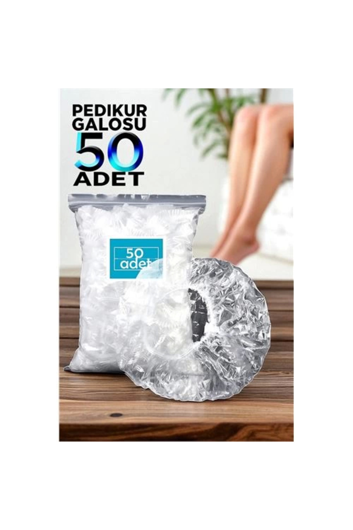 Kaktüs Jack Bx Pedikür Galoşu 50 Li Paket