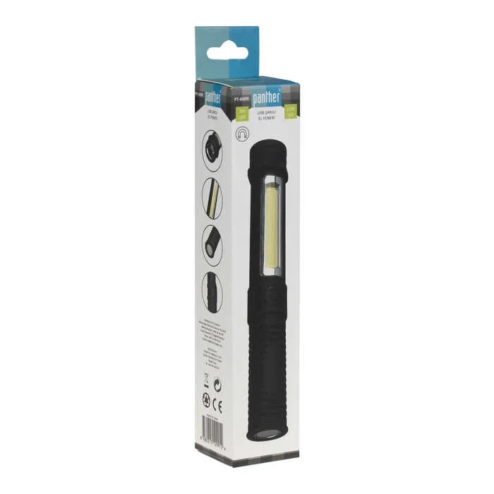 BX PT-6909 USB ŞARJLI EL FENERİ Fiyatı, Yorumları ve Özellikleri