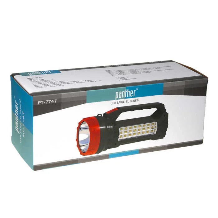 BX PT-7747 USB ŞARJLI SPOT FENER Fiyatı, Yorumları ve Özellikleri