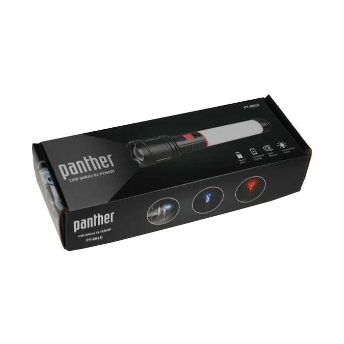 BX PT-8810 USB ŞARJLI EL FENERİ