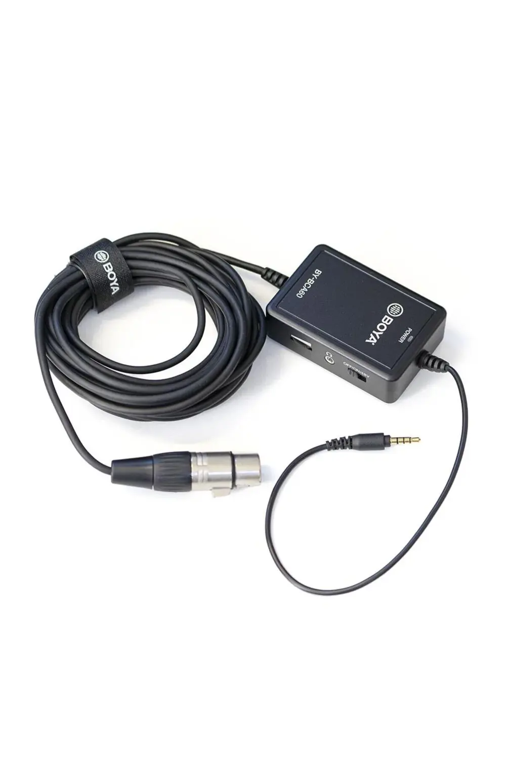 BY-BCA60 48V Phantom Mobil XLR Mikrofon Kablo