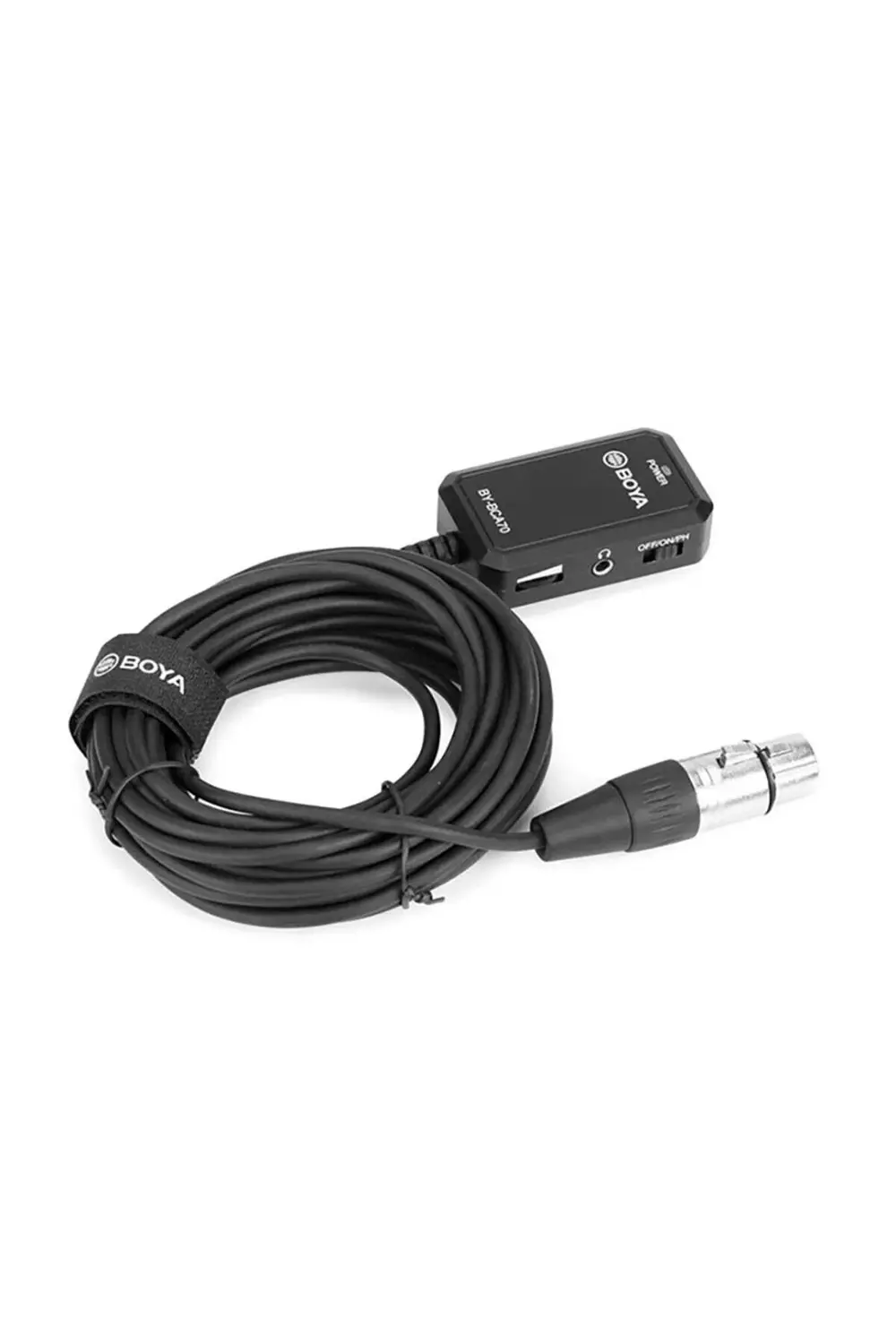 BY-BCA70 48V Phantom Mobil XLR Mikrofon Kablo