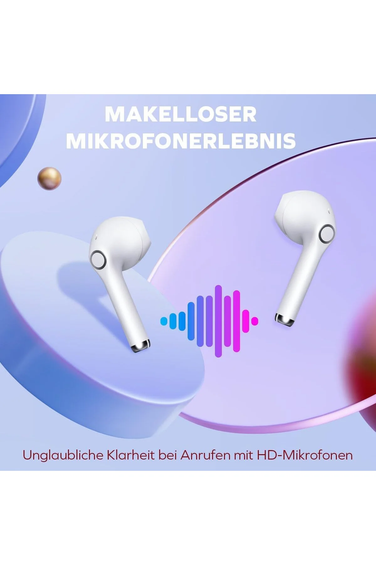 by Deji Curvy Kablosuz Bluetooth Kulak İçi Kulaklık, HD Mikrofonl by Deji Curvy Kablosuz Bluetooth Kulak İçi Kulaklık, HD Mikrofonl
