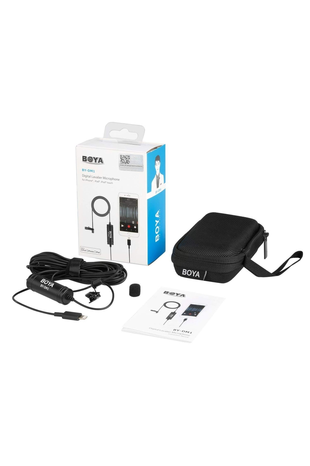 Boya By Dm1 Lisanslı İpod Touch 5 Plus Yaka Mikrofonu