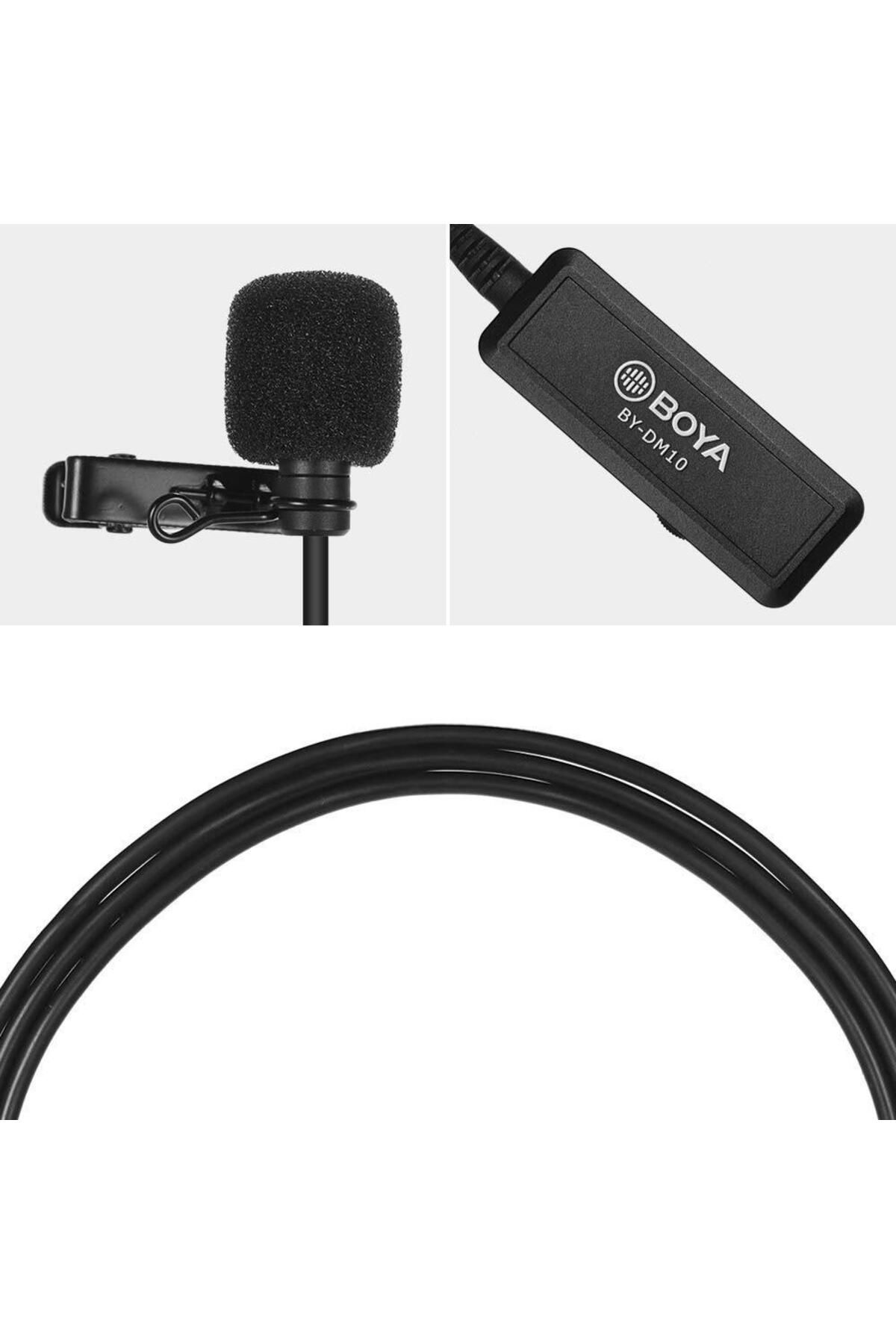 By-dm10 Pc Iphone Telefon Yaka Mikrofonu