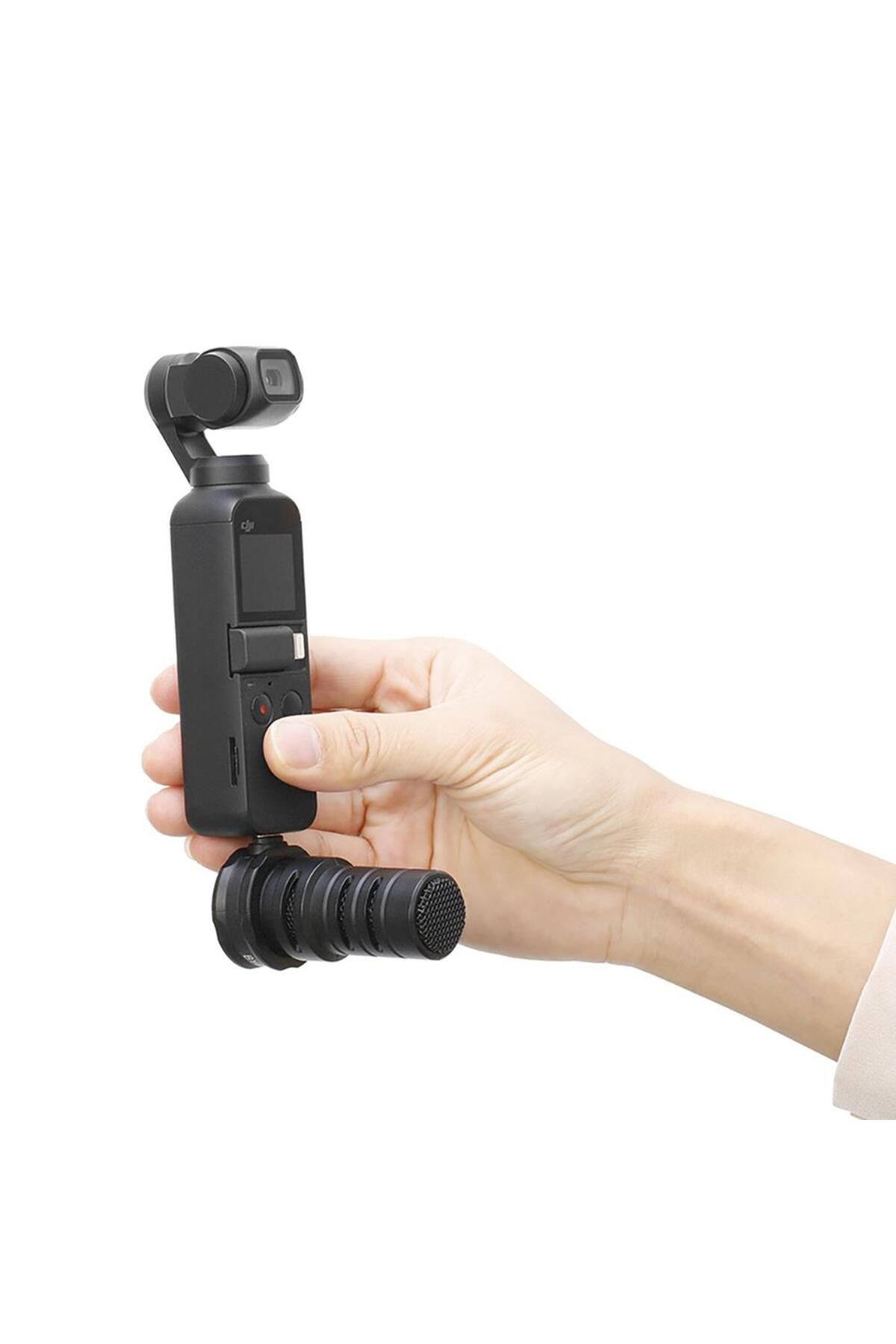 BY-DM100-OP Dji Osmo Pocket 1. ve 2. Versiyon Shotgun Mikrofon