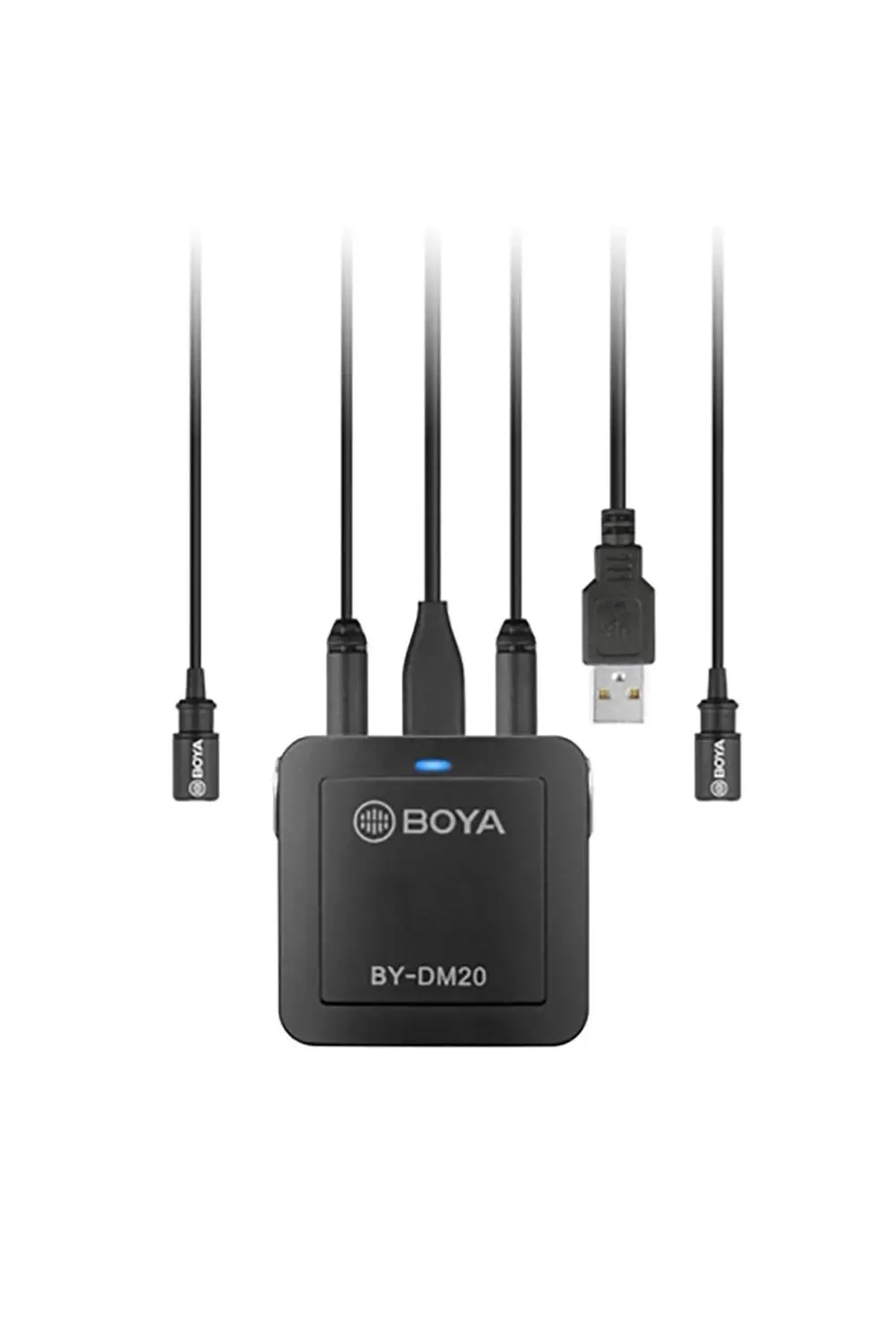 BY-DM20 Pc Telefon İkili Yaka Mikrofonu Kit