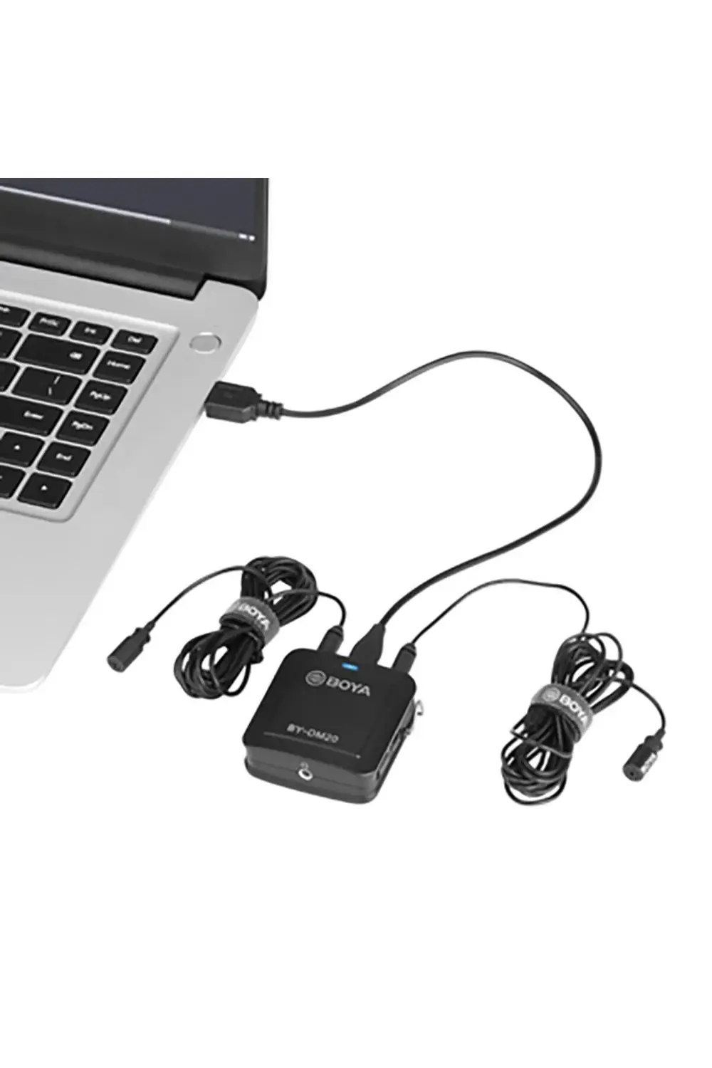 BY-DM20 Pc Telefon İkili Yaka Mikrofonu Kit