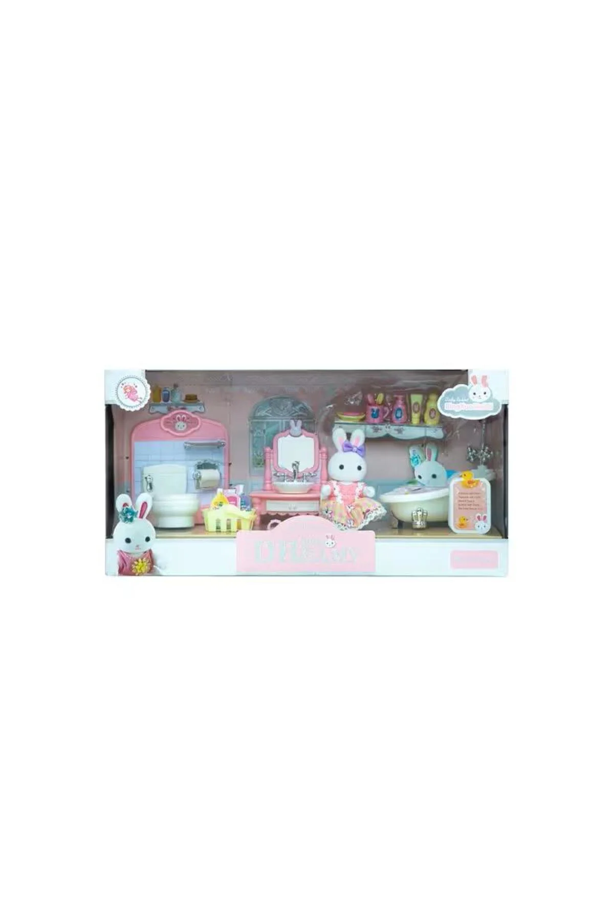 BY DREAMY MİNİ TAVŞAN BÜYÜK BANYO OYUN SETİ-MGA