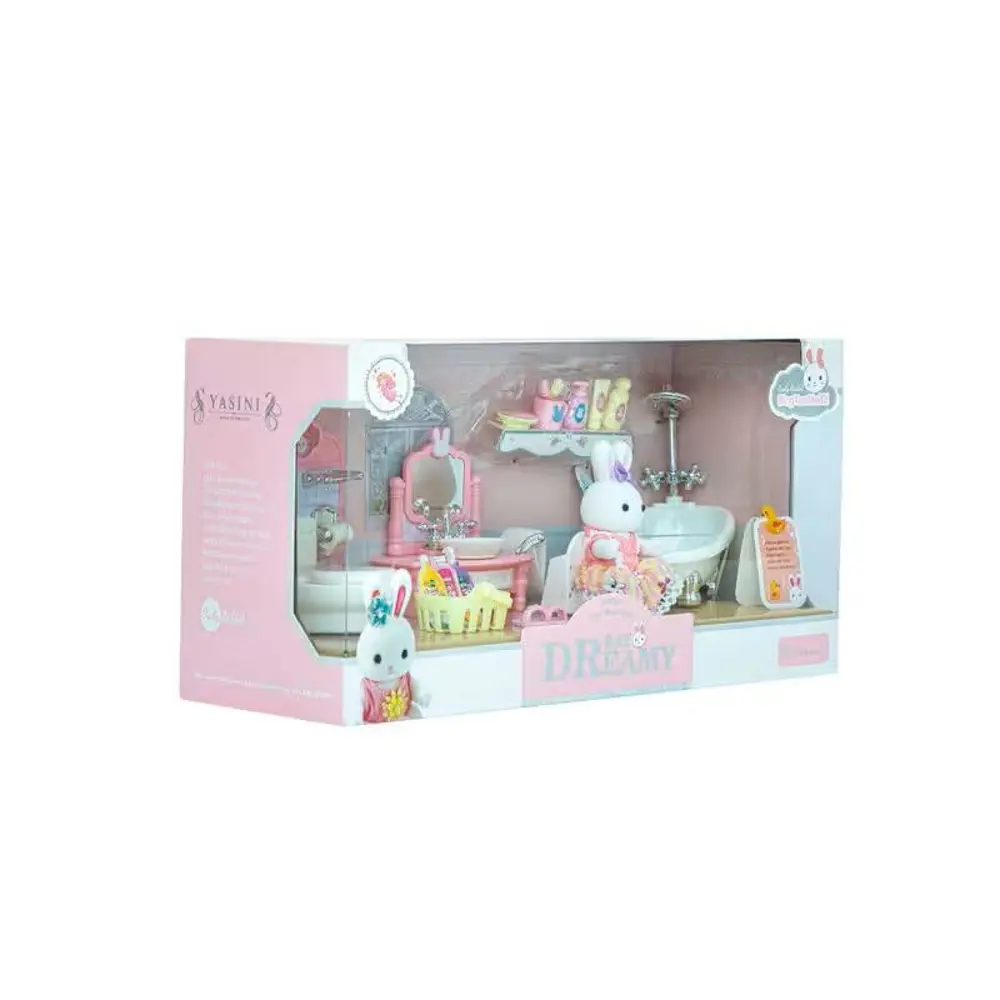 BY DREAMY MİNİ TAVŞAN BÜYÜK BANYO OYUN SETİ-MGA