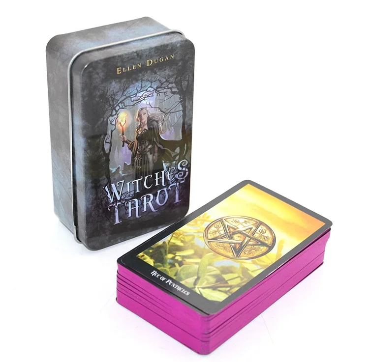 By Ellen Dugan Witches (cadı) Metal Kutulu Tarot Kartı Alk2815 By Ellen Dugan Witches (cadı) Metal Kutulu Tarot Kartı Alk2815