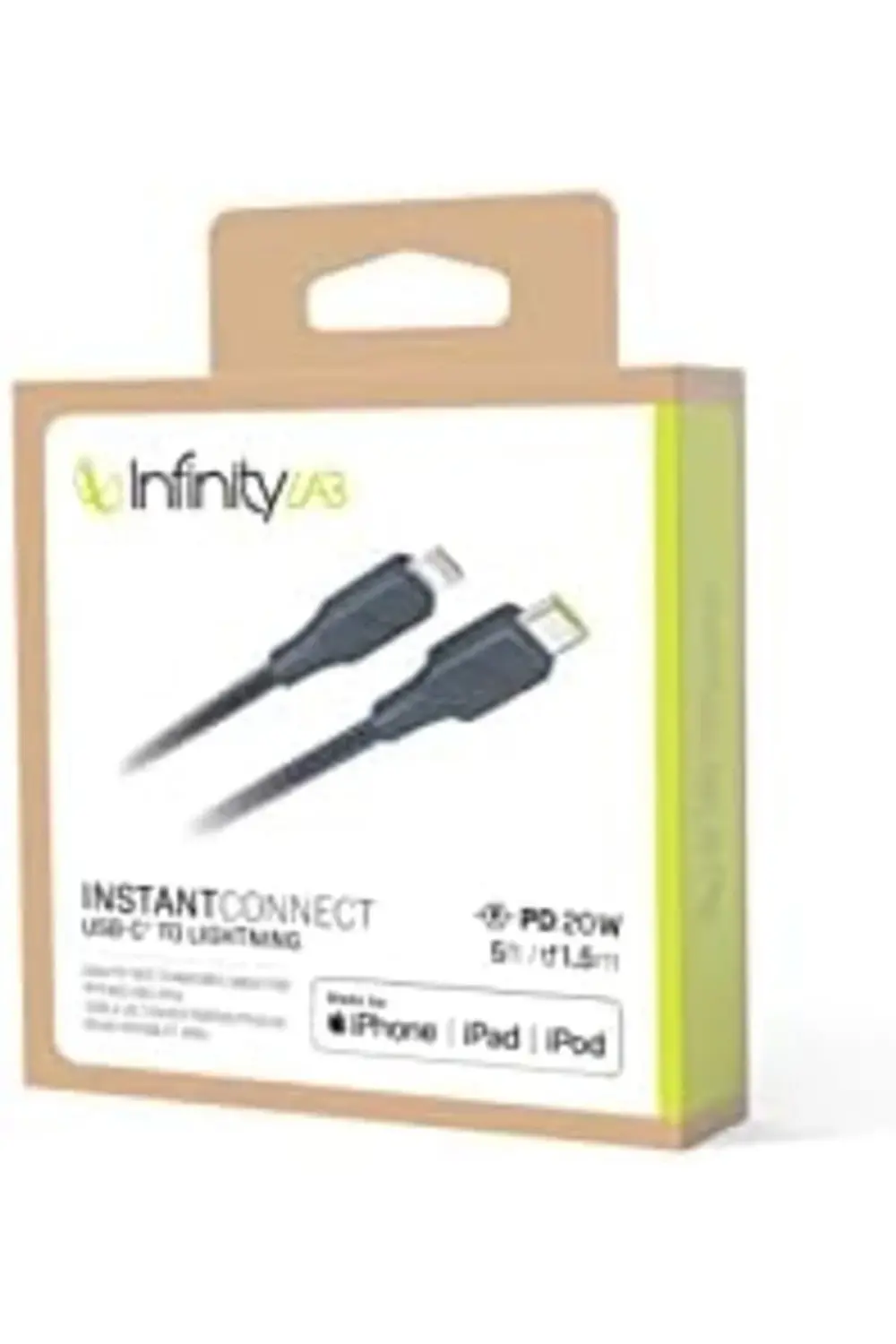 by - InstantConnect Kablo USB-C Lightning,Mavi1.5m 1063348