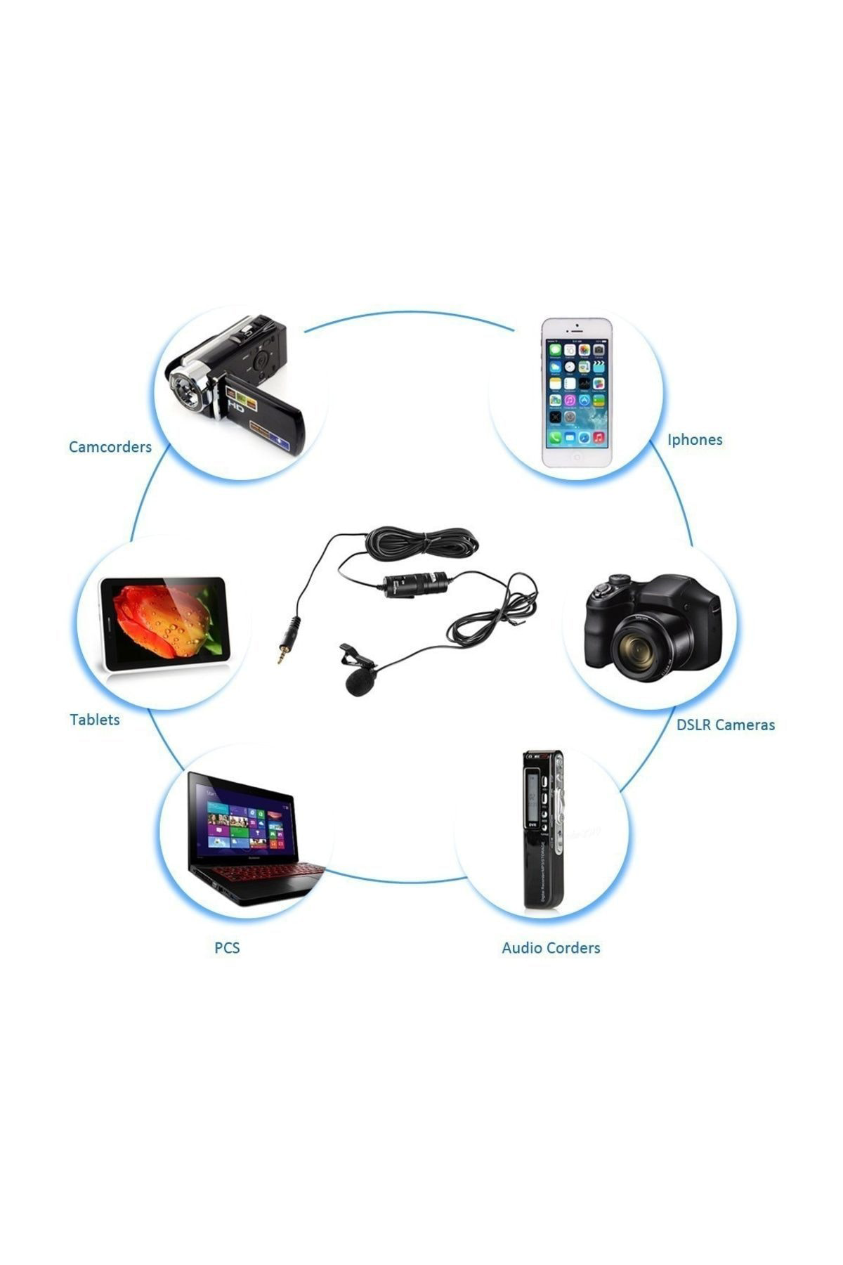 BY-M1 DSLR Yaka Mikrofonu