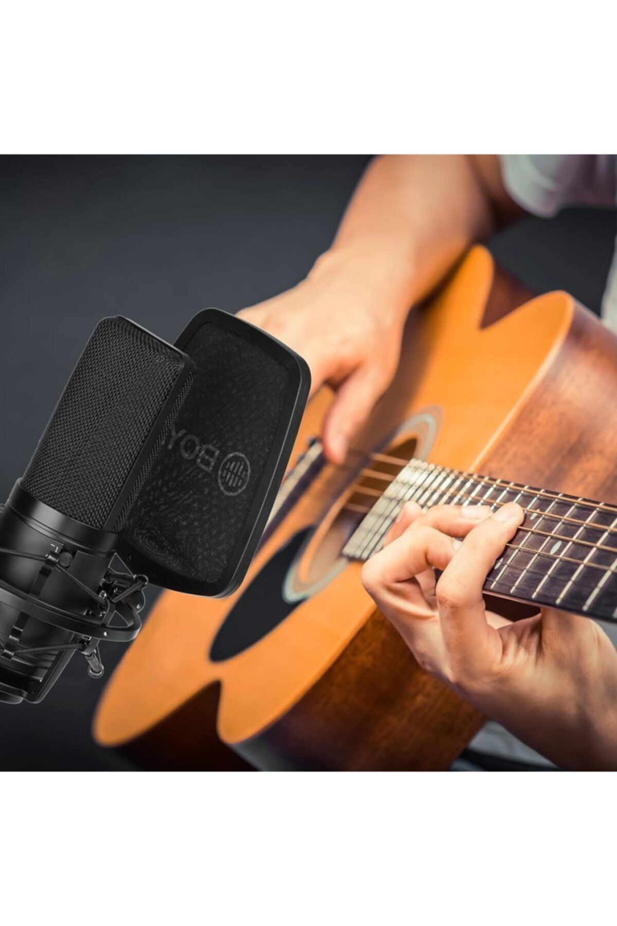 By-m1000 Profesyonel Podcast Radyo Canlı Yayın Mikrofonu