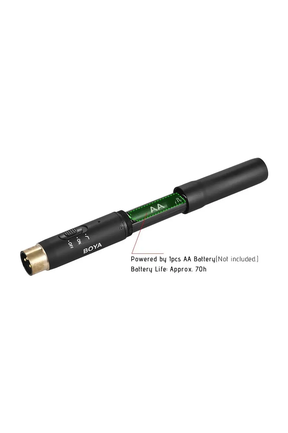 BY-M11C Tek Yönlü XLR Yaka Mikrofonu