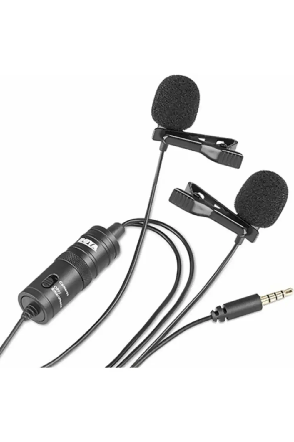 By-m1dm Ikili Bilgisayar Ses Kayıt Cihazı Ikili Yaka Mikrofonu