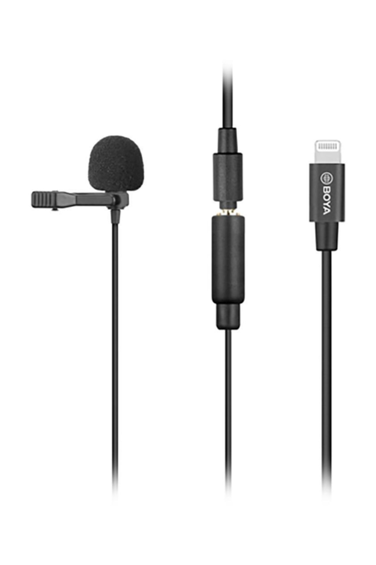 Boya By-M2, İphone 7 Plus Telefon İçin, Kablolu Yaka Mikrofonu