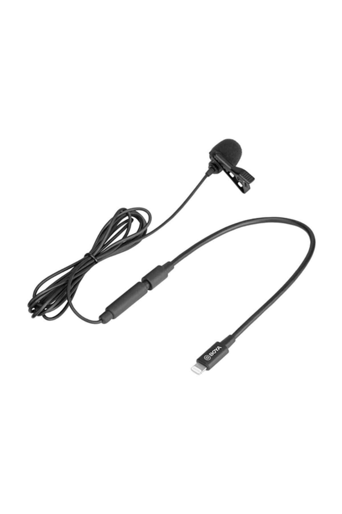 Boya By-M2, İphone 7 Plus Telefon İçin, Kablolu Yaka Mikrofonu