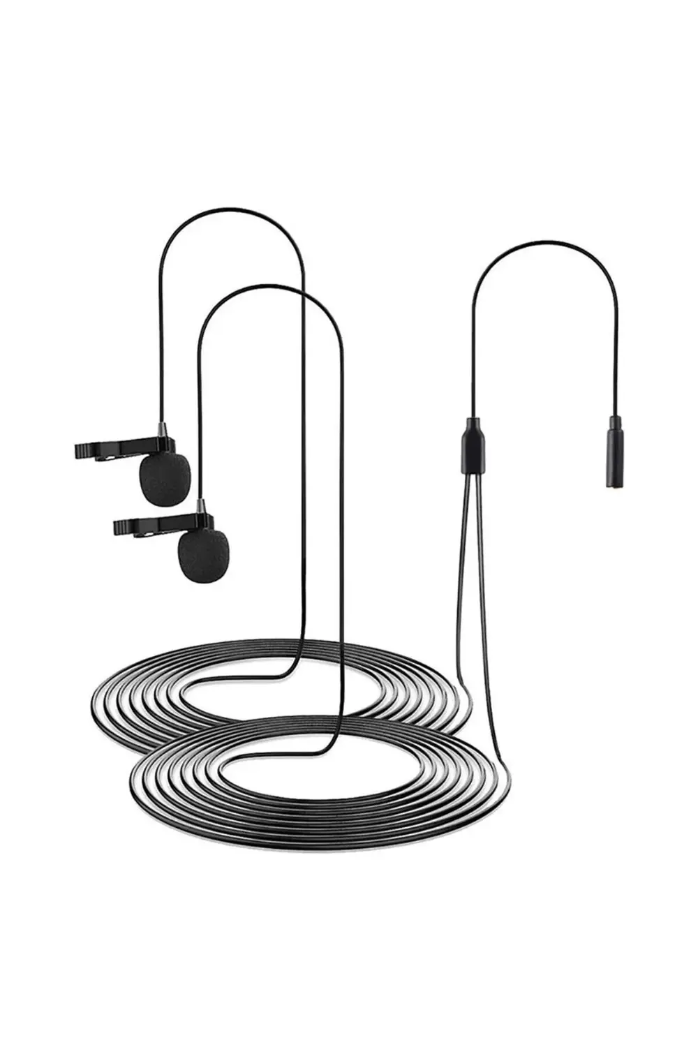 BY-M2D Lisanslı Iphone İkili Yaka Mikrofonu