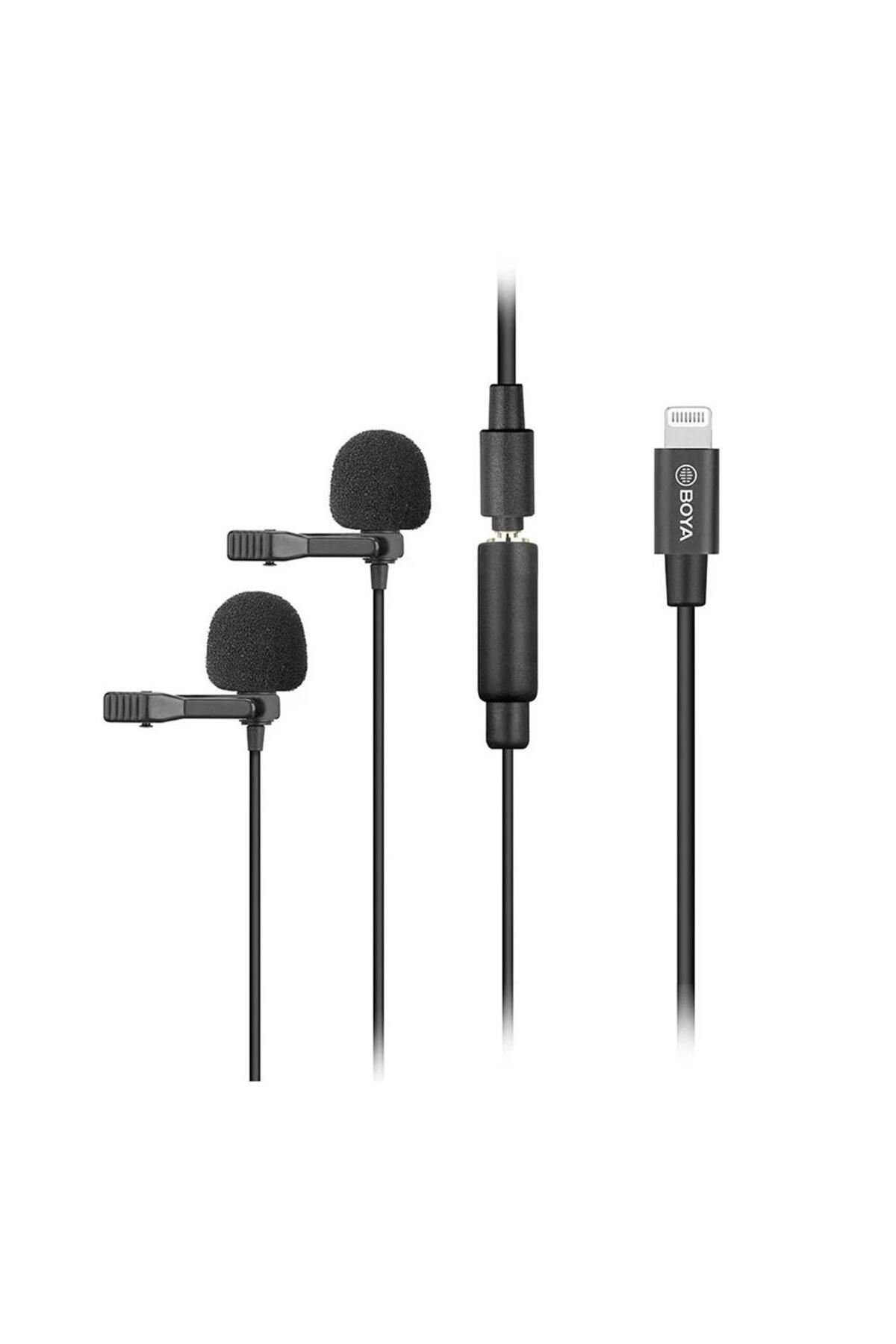 By-m2d Lisanslı Iphone Ikili Yaka Mikrofonu