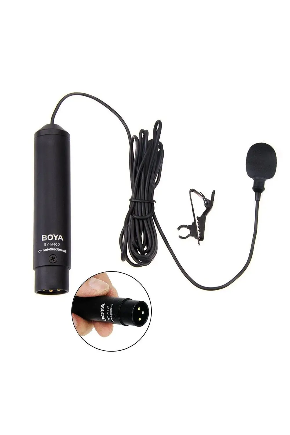 BY-M4OD Çok Yönlü XLR Yaka Mikrofonu