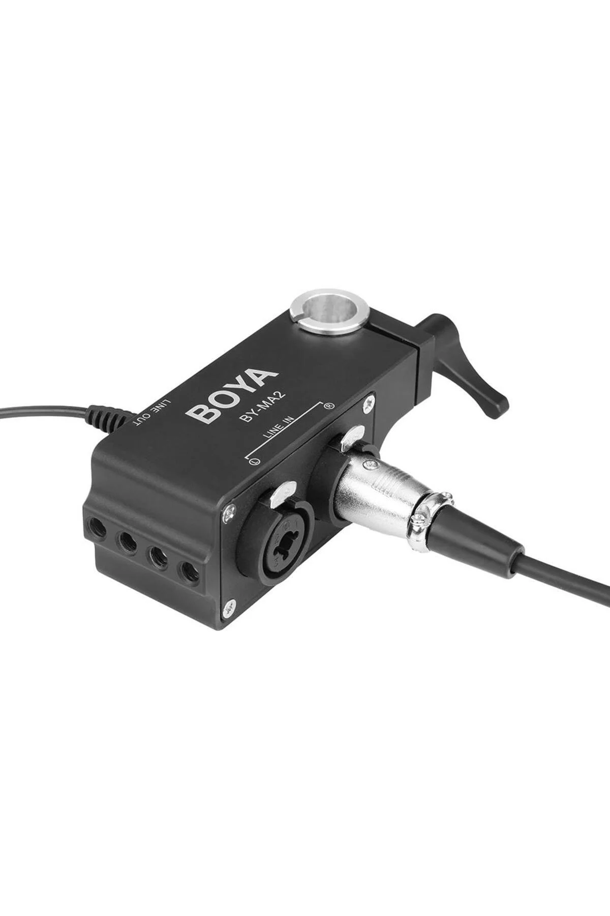 BY-MA2 Çift Kanallı XLR Mikrofon Ses Mikseri