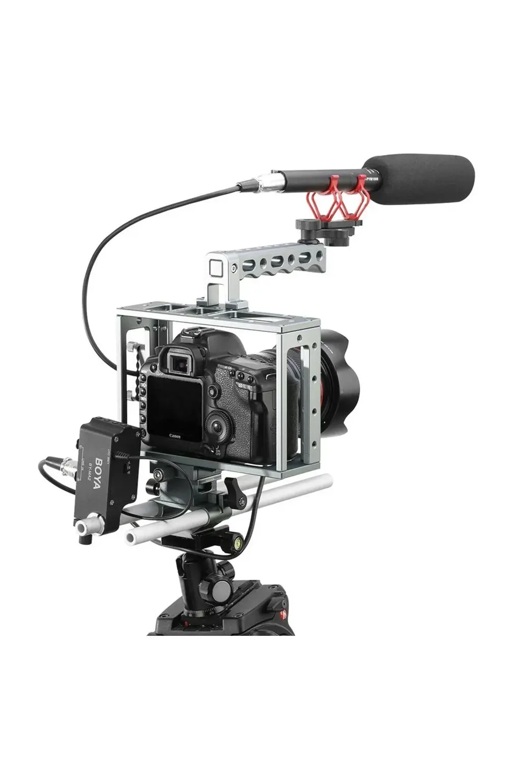 BY-MA2 Çift Kanallı XLR Mikrofon Ses Mikseri