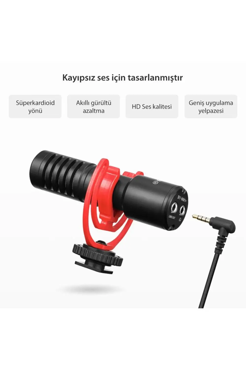 BY-MM1+ Condenser Shotgun Mikrofon