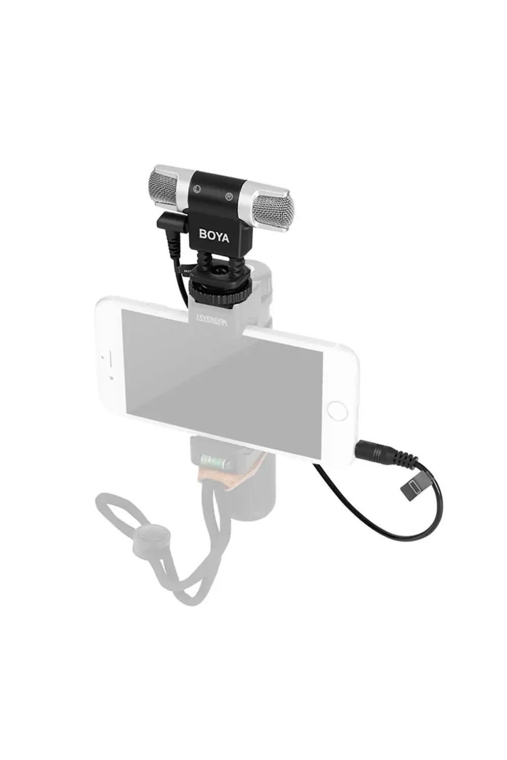 BY-MM3 Çift Kafa Mini Stereo Mikrofon