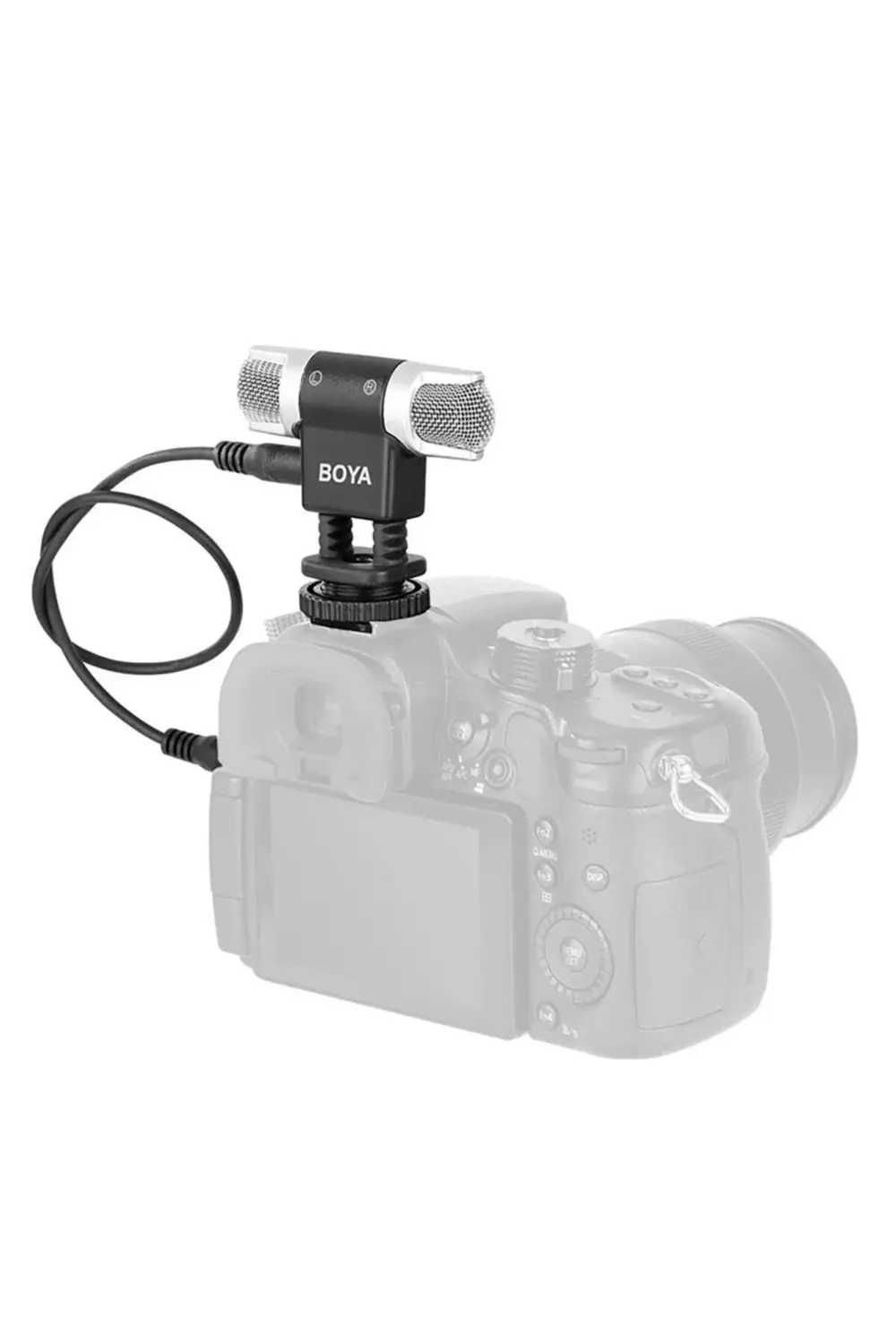 BY-MM3 Çift Kafa Mini Stereo Mikrofon