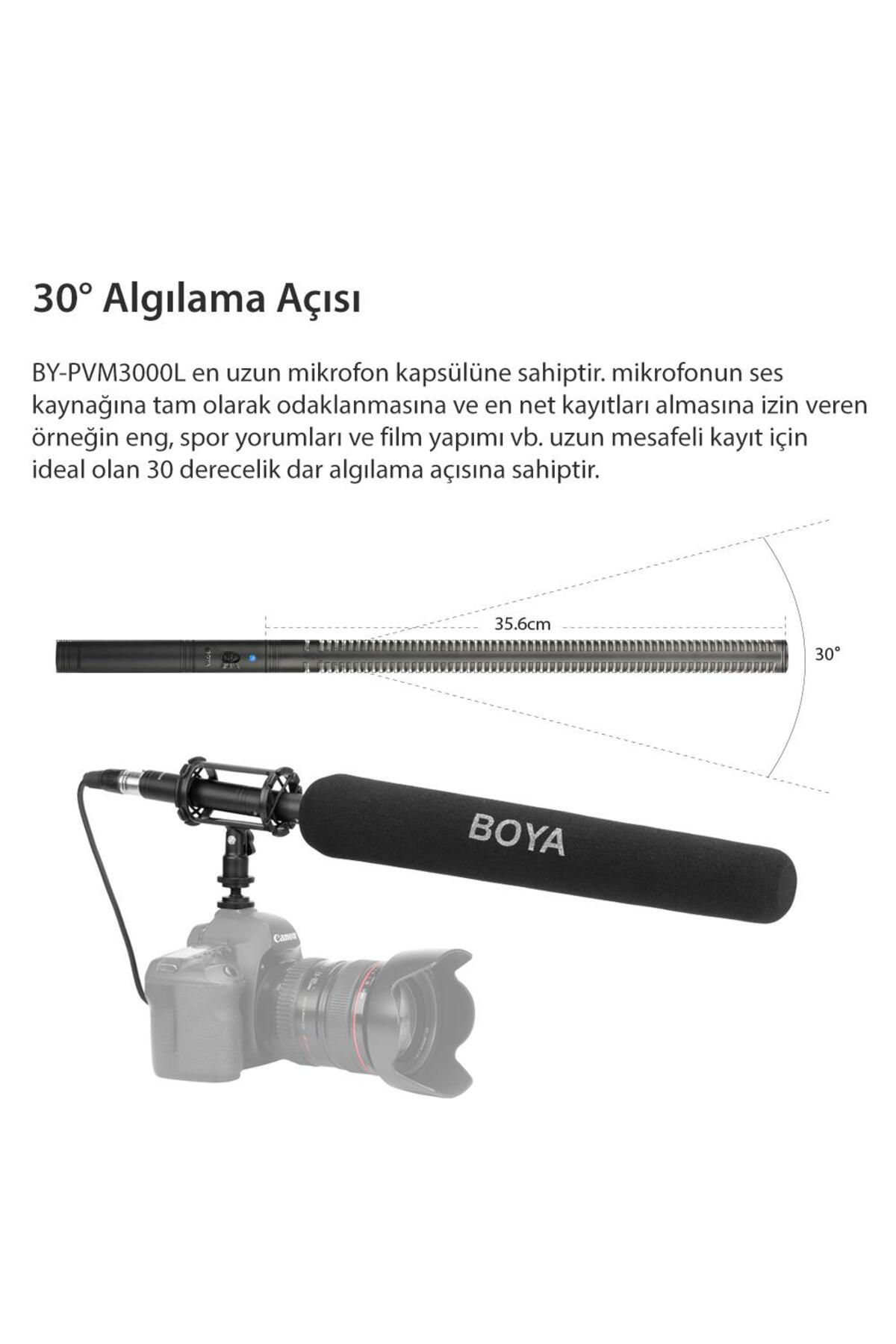 By-pvm3000l Modüler Shotgun Mikrofon