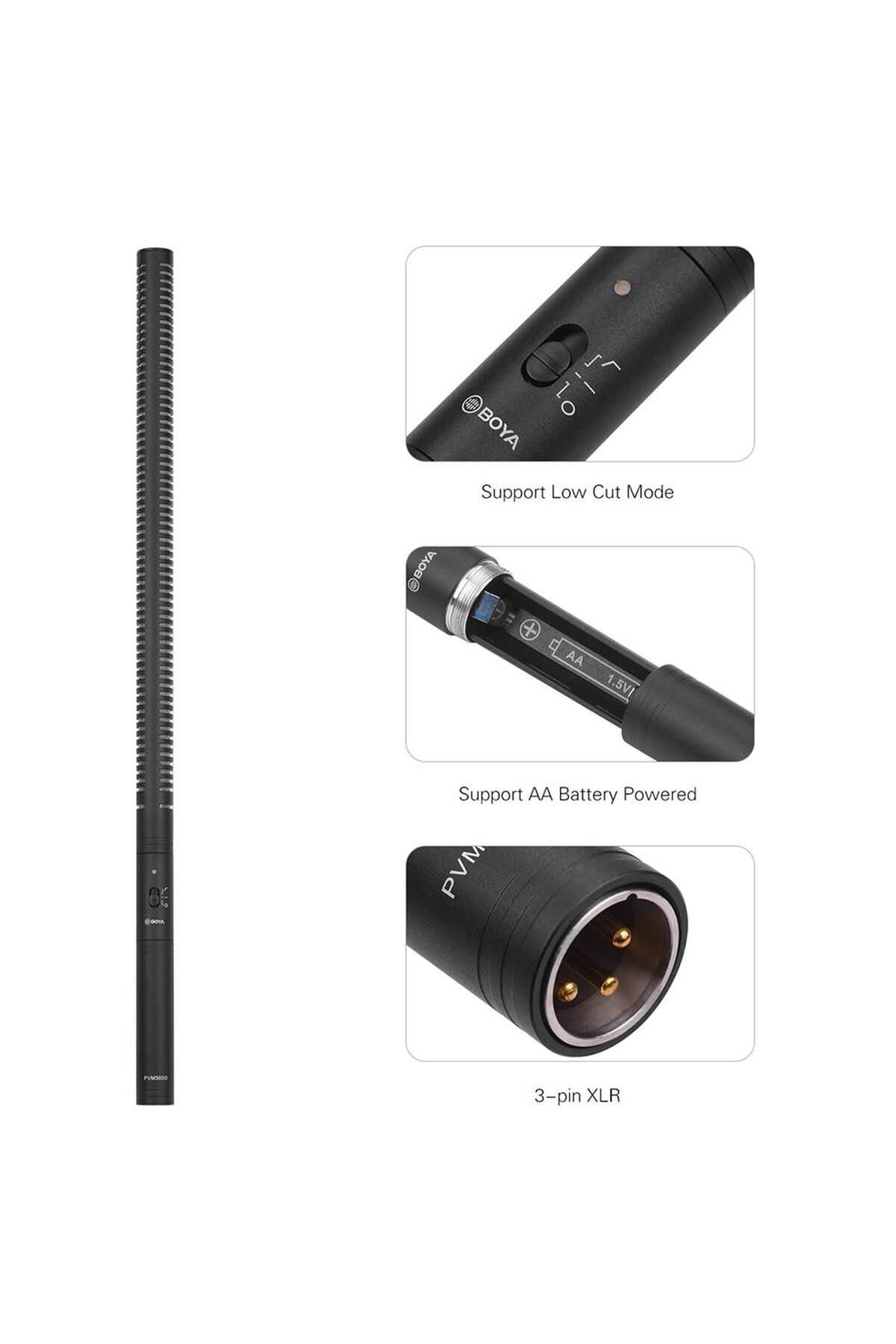 By-pvm3000l Modüler Shotgun Mikrofon