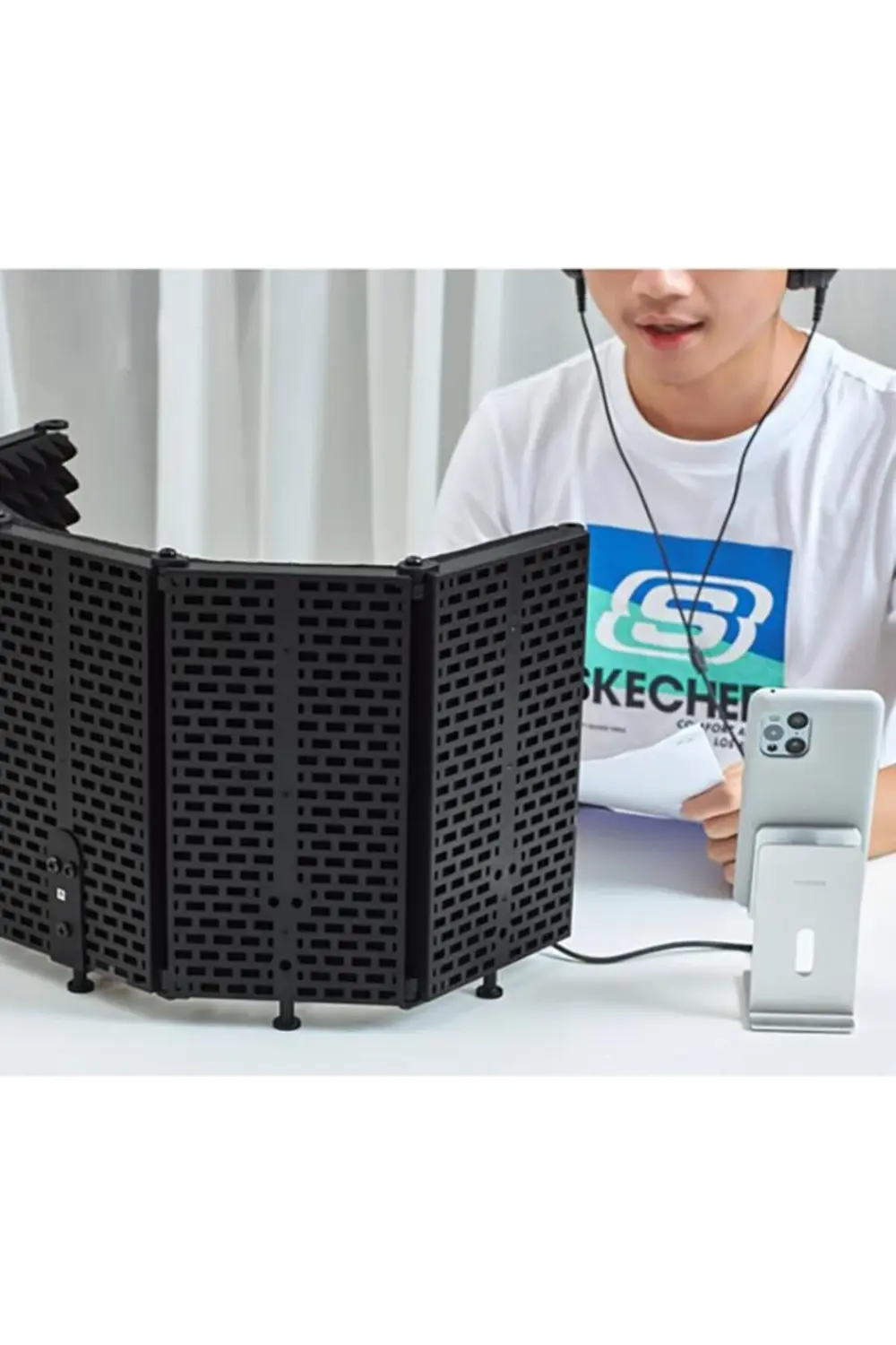 BY-RF5P Katlanabilir Mikrofon Akustik Kalkanı