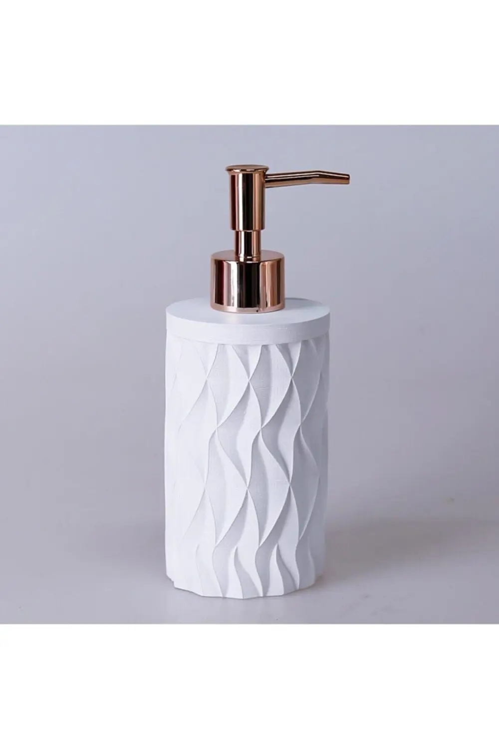 By Selim Artemis Beyaz 5 Parça Polyester Banyo Seti