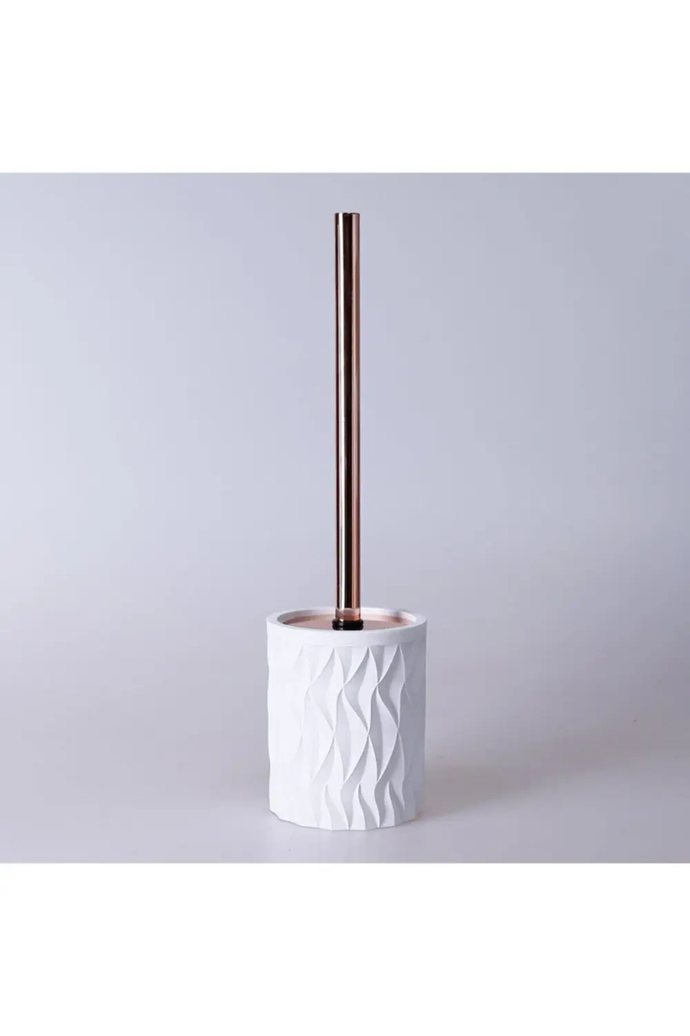 By Selim Artemis Beyaz 5 Parça Polyester Banyo Seti