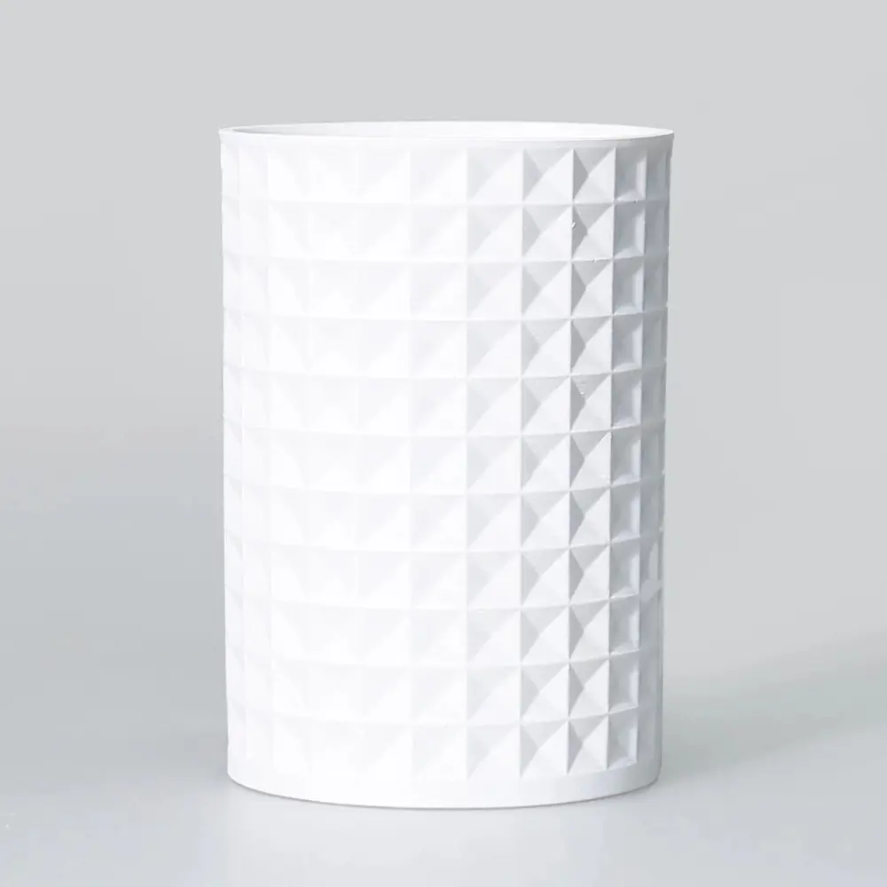 By Selim Neptune Beyaz 5 Parça Polyester Banyo Seti