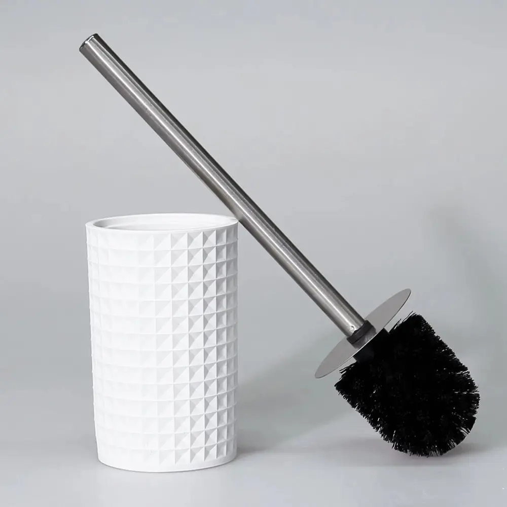 By Selim Neptune Beyaz 5 Parça Polyester Banyo Seti