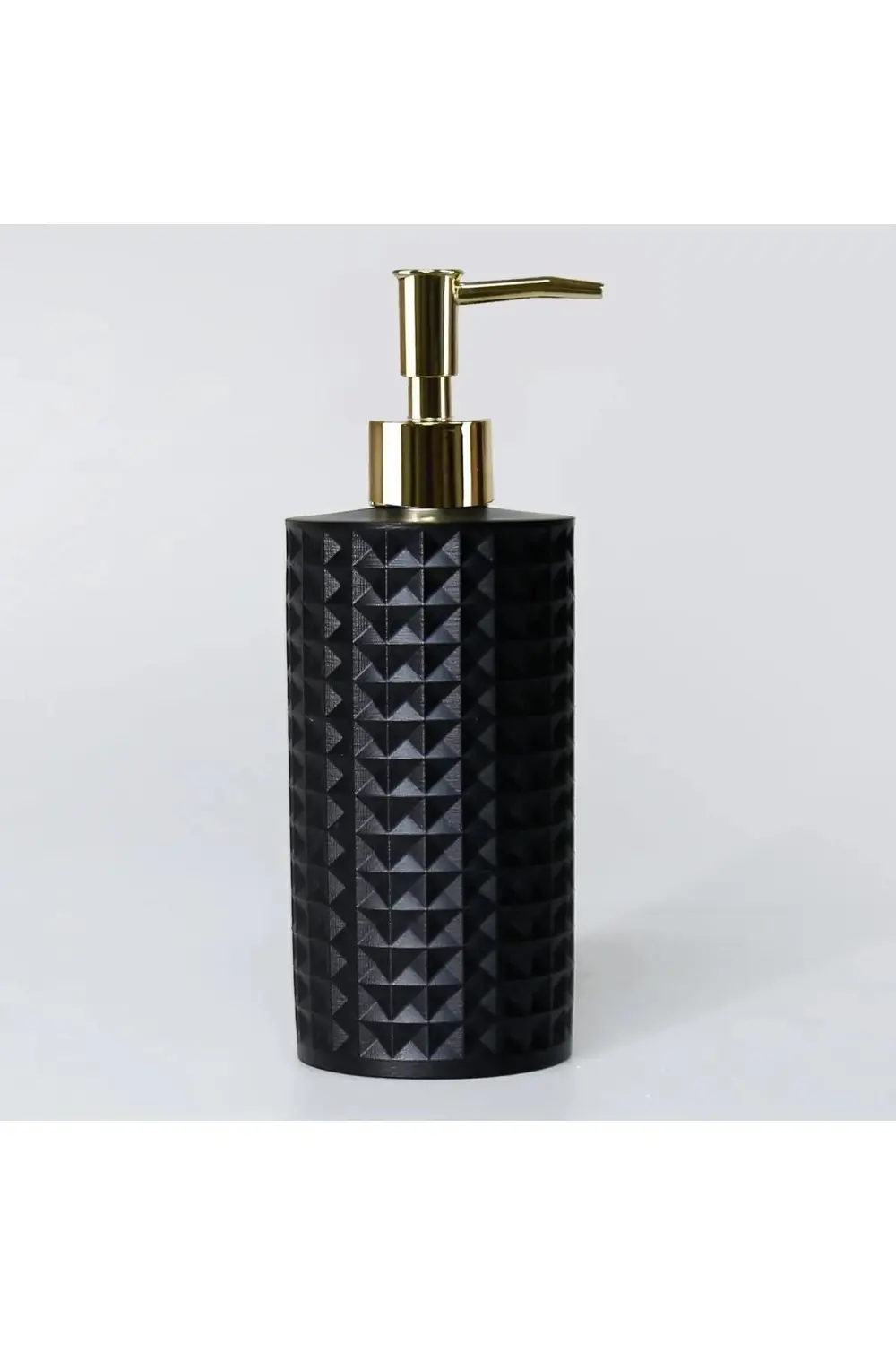 By Selim Neptune Siyah 5 Parça Polyester Banyo Seti