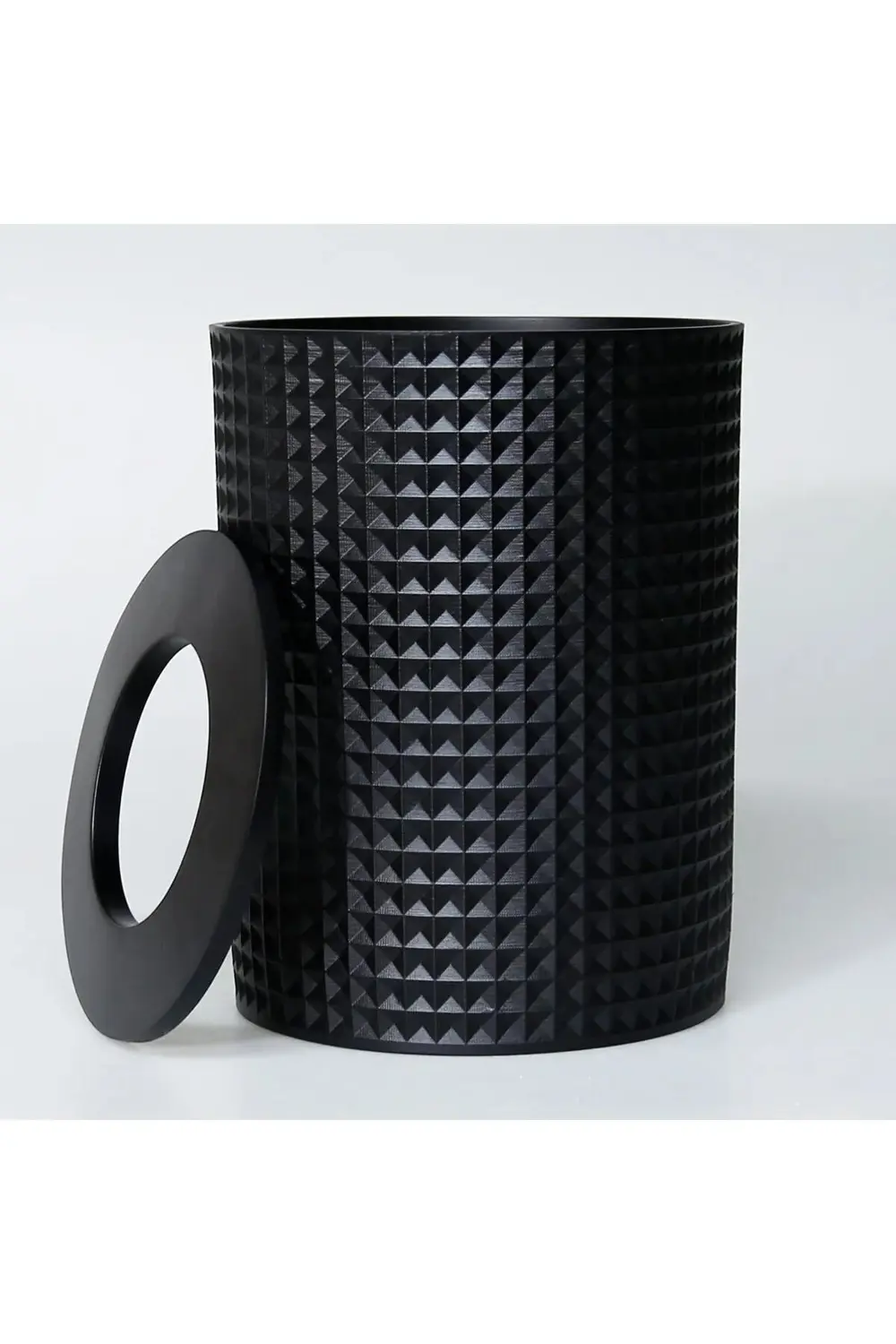 By Selim Neptune Siyah 5 Parça Polyester Banyo Seti